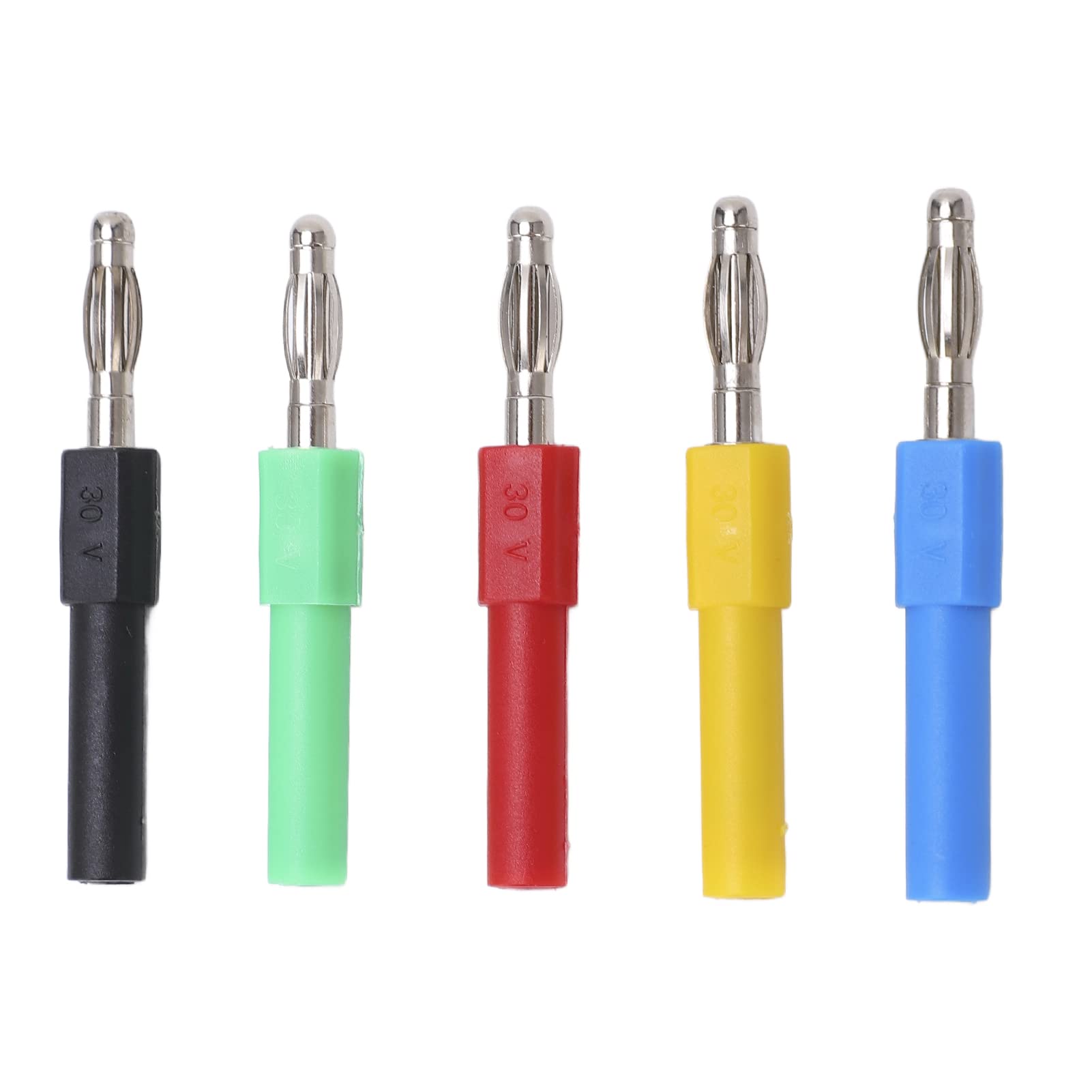 Omabeta Electrical Components & Wiring fiche banane 4 mm vers 2 mm laiton