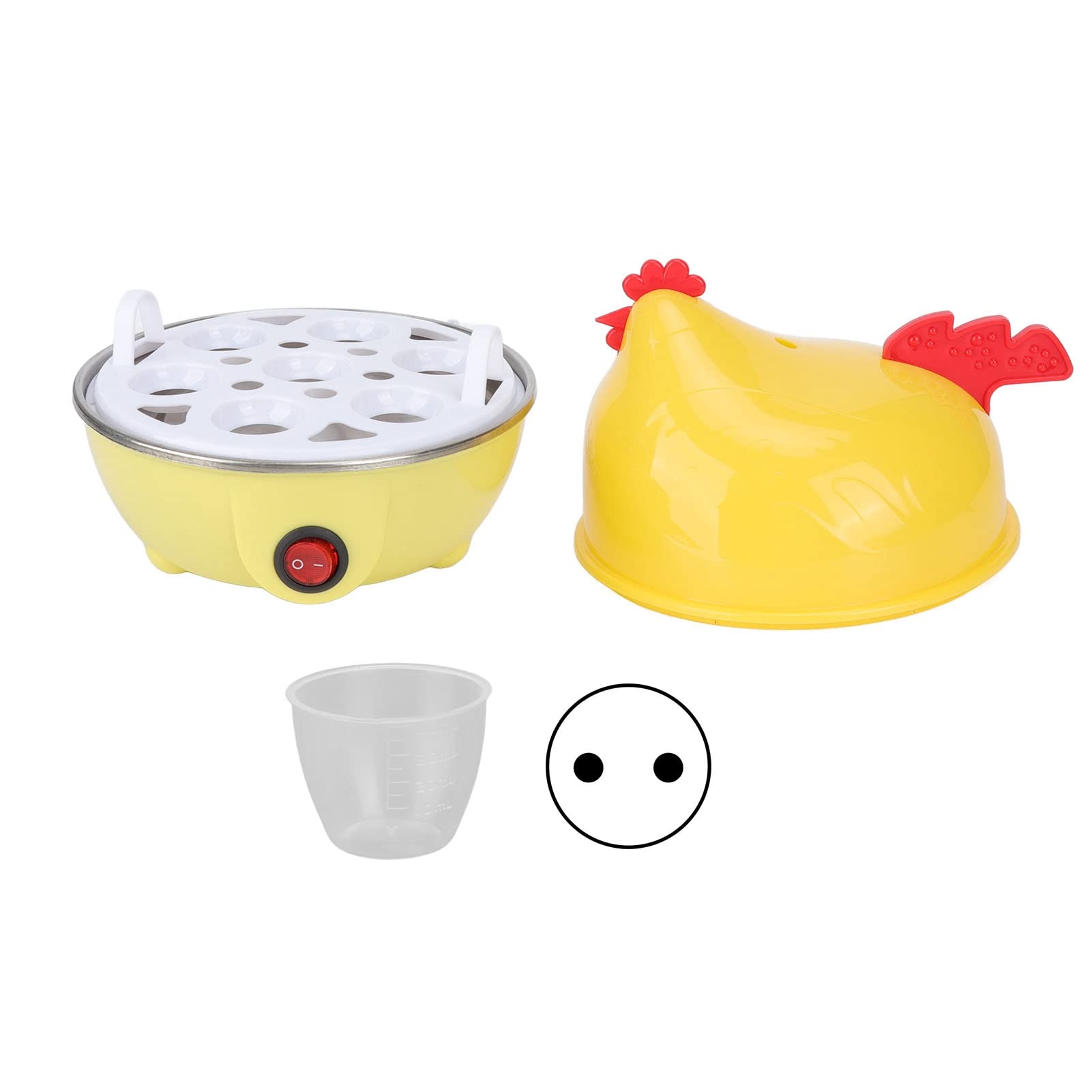 Omabeta Kitchen Appliances cuiseur à œufs électrique 7 œufs poule avec verre doseur
