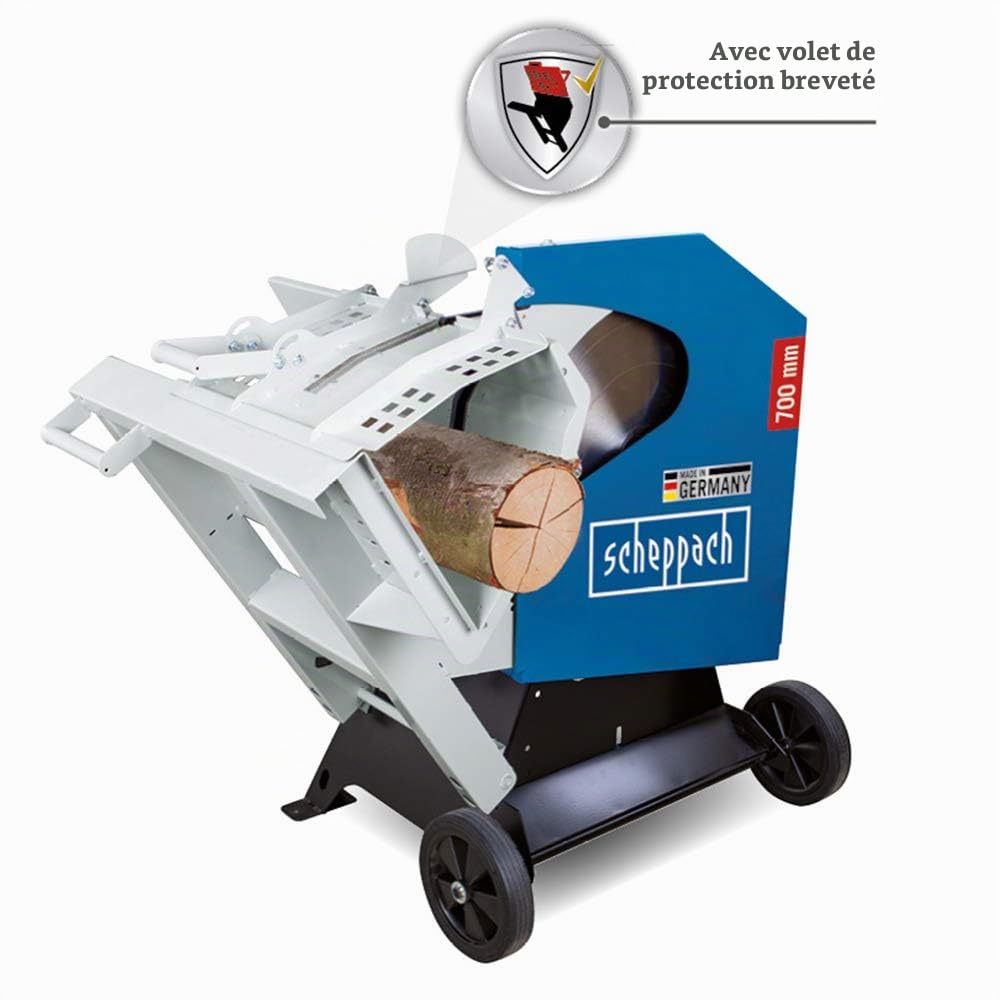 Scheppach WOOVA Series WOX D700 scie à bûches 400 V 7500 W, lame 700 mm