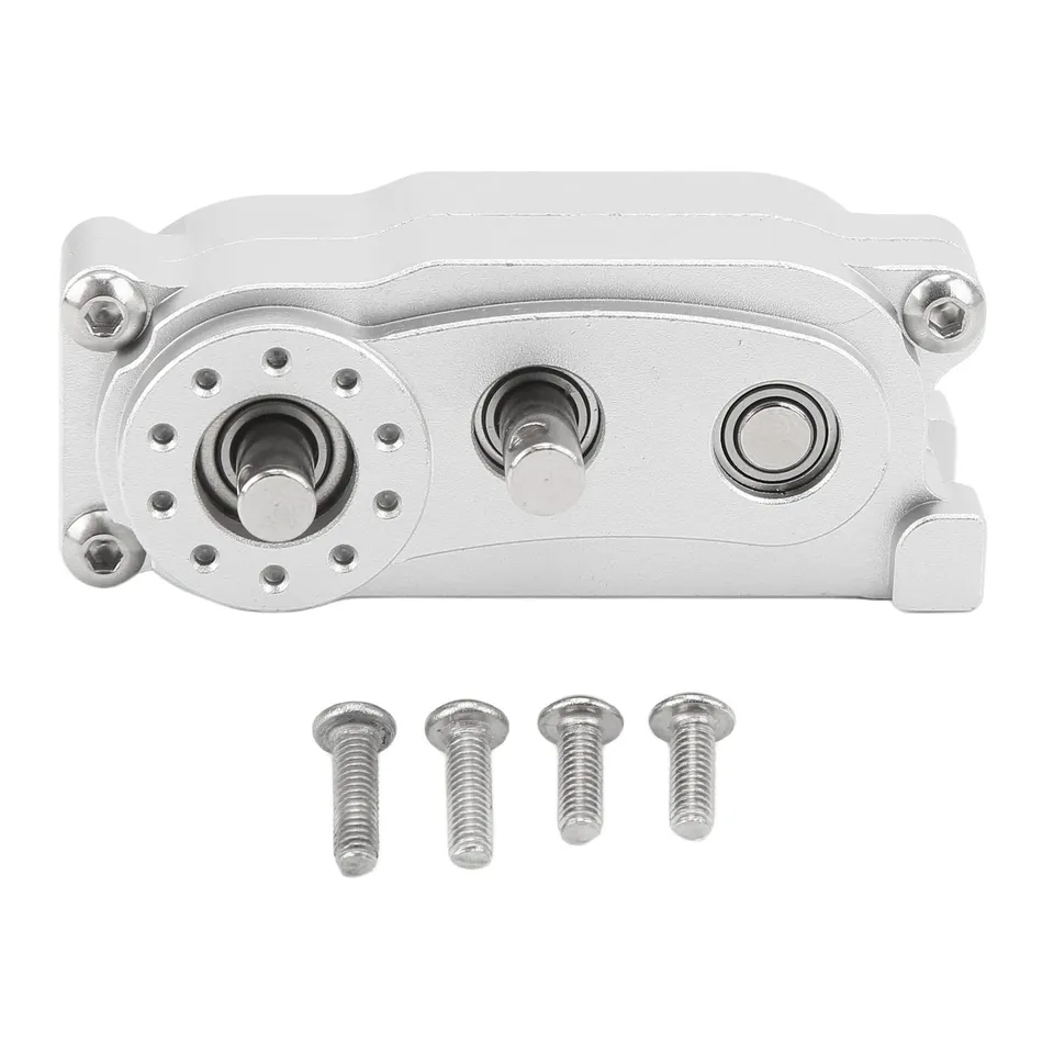 Omabeta Toys & Games boîte de transfert de boîte de vitesses à 2 vitesses SCX10 313 mm argent