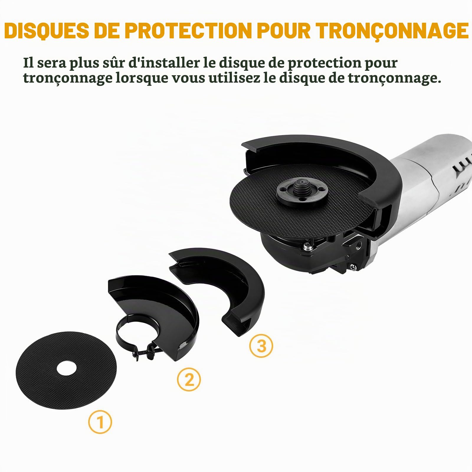 DEKOPRO POWER TOOLS Meuleuse d'angle 900W 125 mm filaire