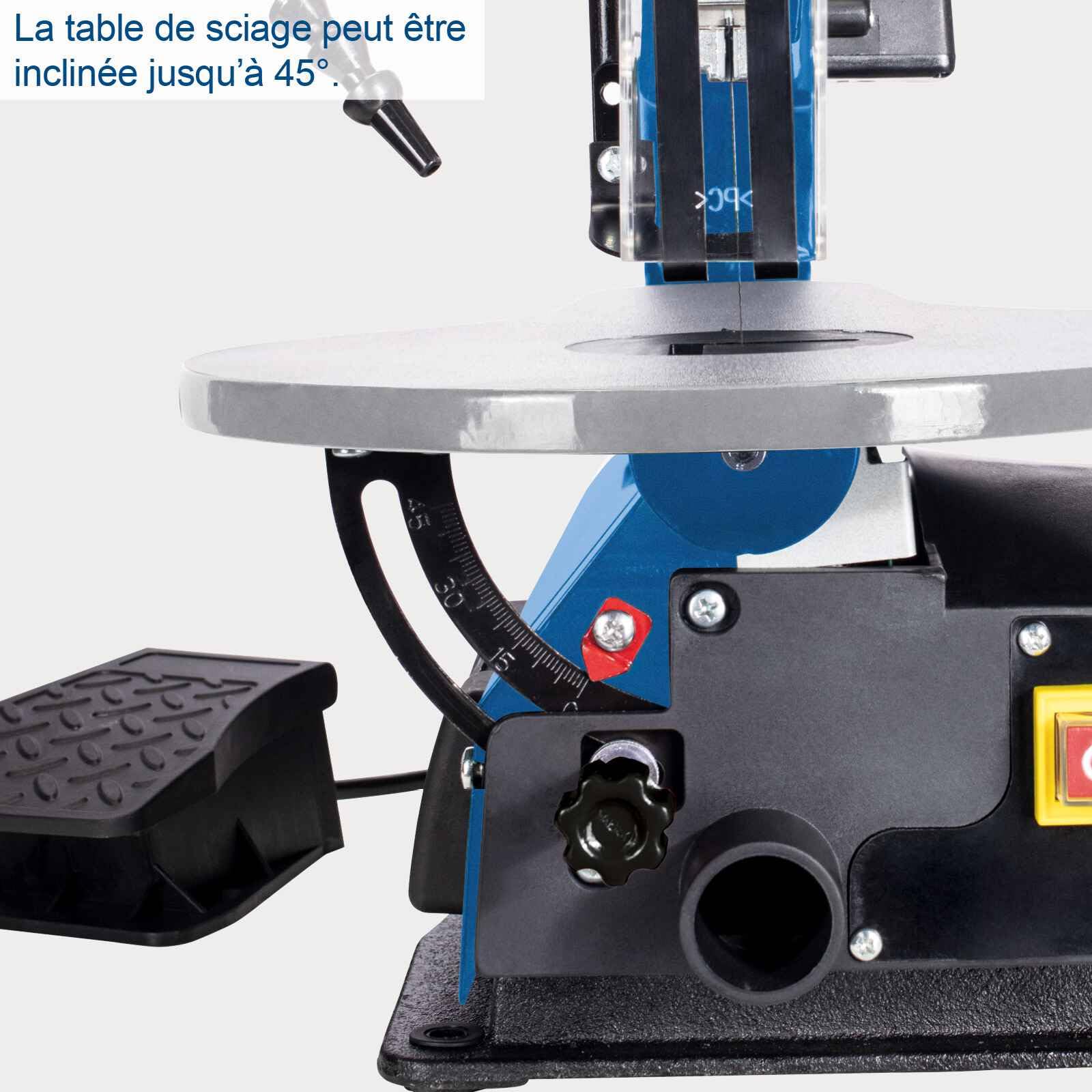 Scheppach BS Series DECO-XLS scie à chantourner 120 W, vitesse variable