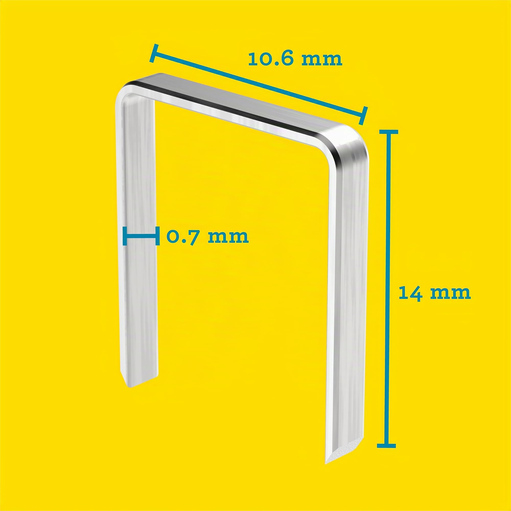 Rapid’os 16 Agrafage 11850500 agrafes n°13 14 mm 5000 galvanisées