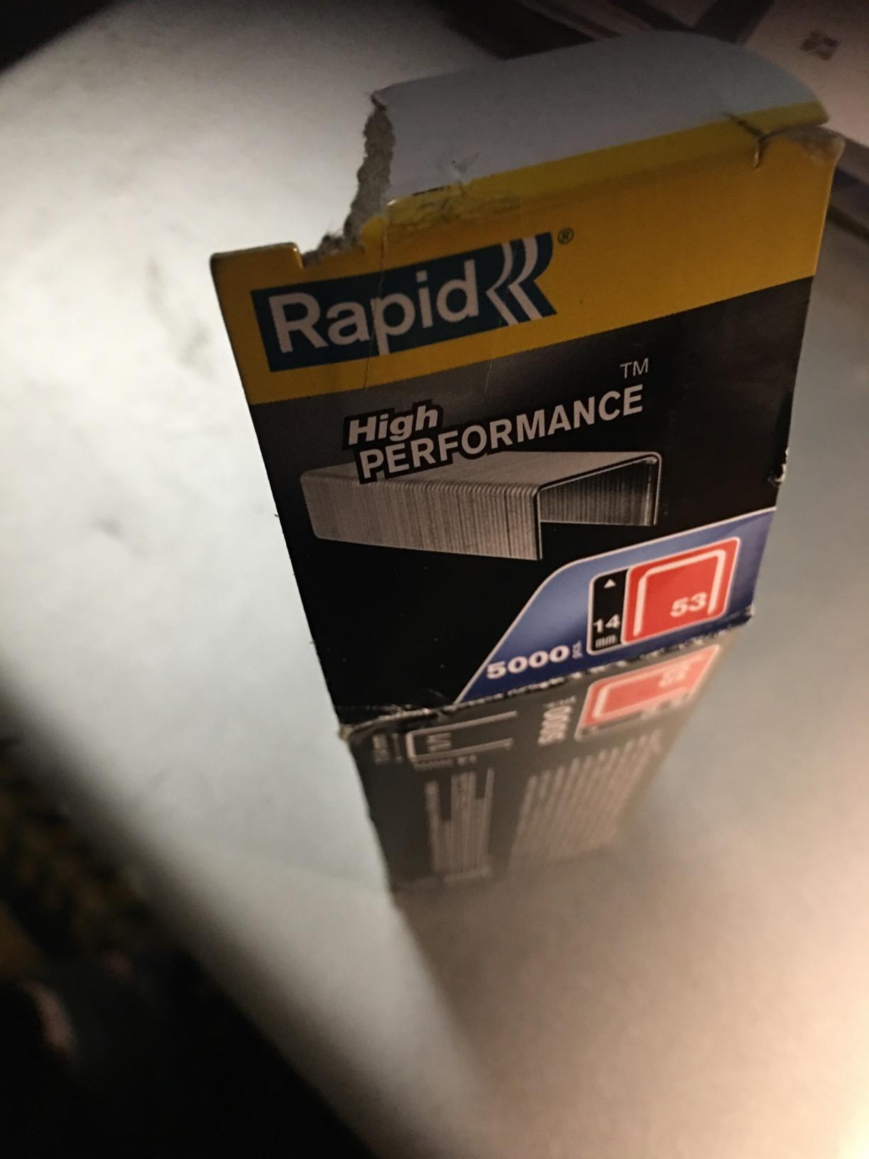 Rapid’os 16 Agrafage n° 53 14 mm, boîte de 5 000, galvanisées