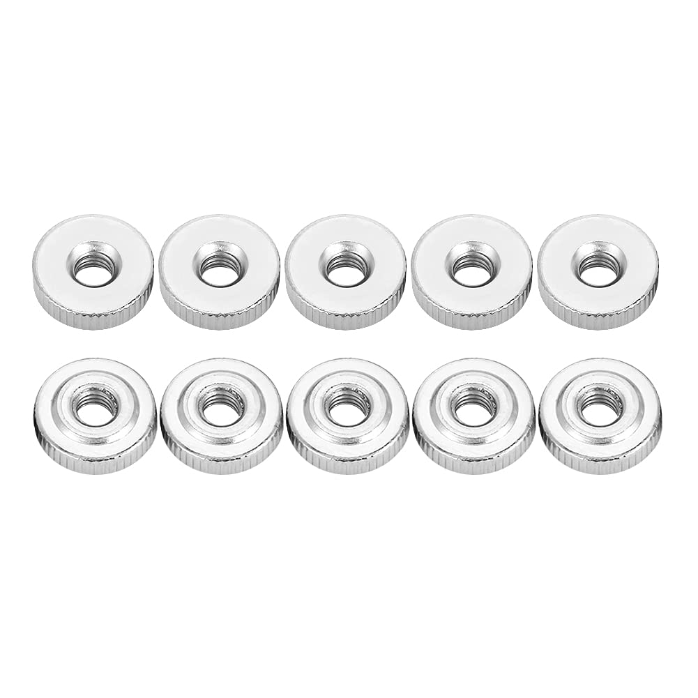 Omabeta Fasteners, Screws & Springs écrous moletés M3 10 pièces acier carbone