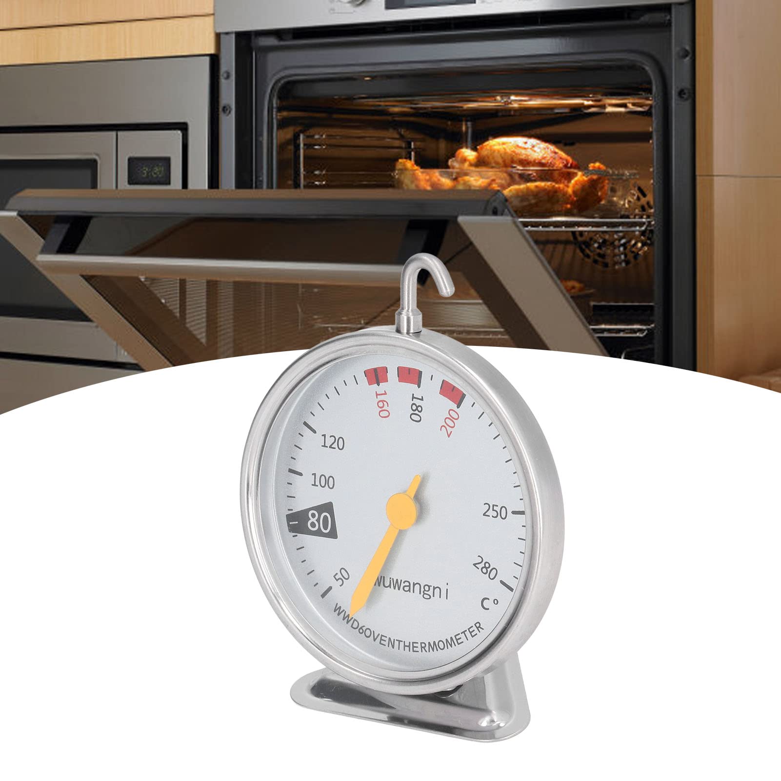 Omabeta Kitchen Utensils & Cooking Tools thermomètre de four #1 suspendu inox