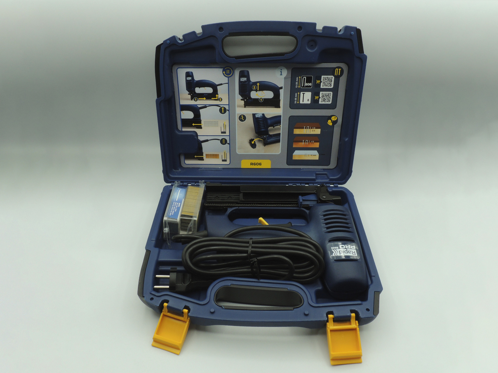 Rapid Agrafage PRO R606 agrafeuse-cloueuse électrique coffret
