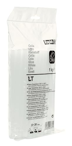 Rapid’os 16 Collage bâtons de colle basse température 1 kg transparents