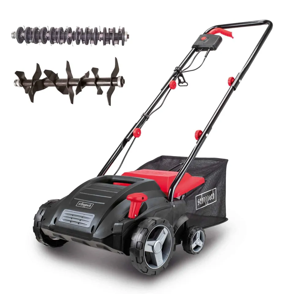 Scheppach KG Series SC32 scarificateur électrique 32 cm, bac 30 L