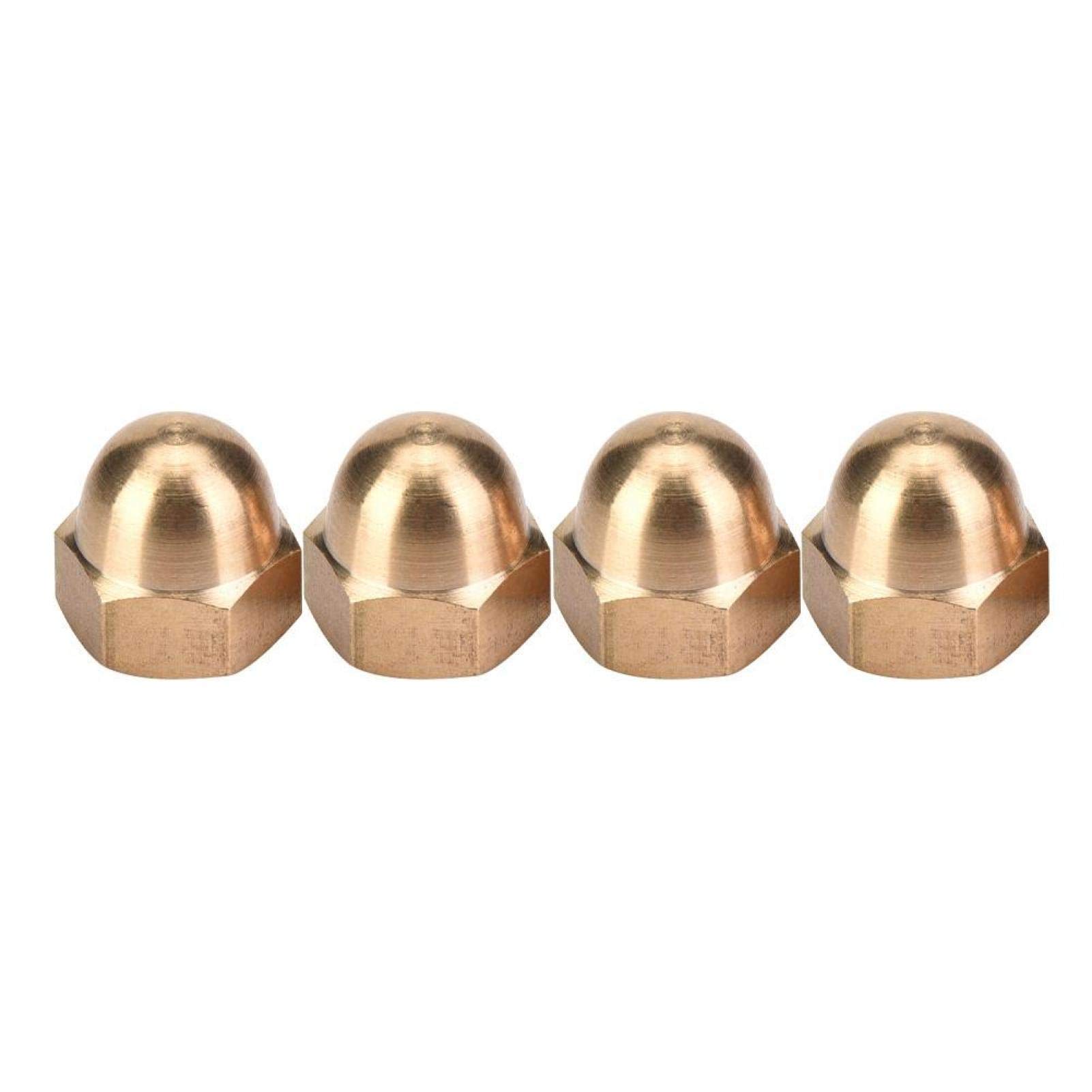 Omabeta Fasteners, Screws & Springs écrous borgnes M12, lot de 5 en laiton