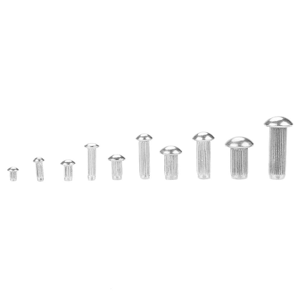 Omabeta Fasteners, Screws & Springs assortiment de rivets à tête ronde 160 pièces acier inoxydable
