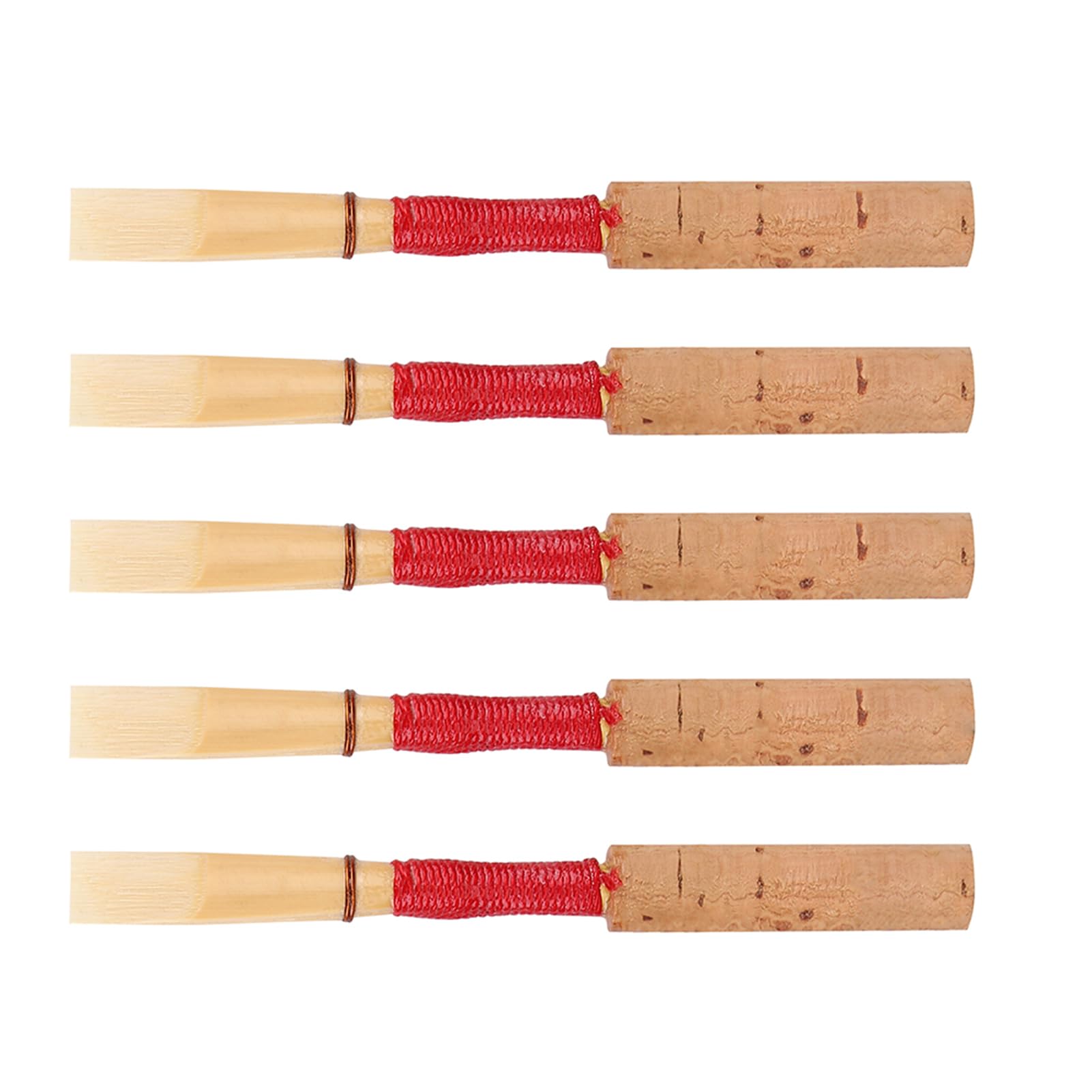 Omabeta Toys & Games anches de hautbois force moyenne lot de 5 en bambou