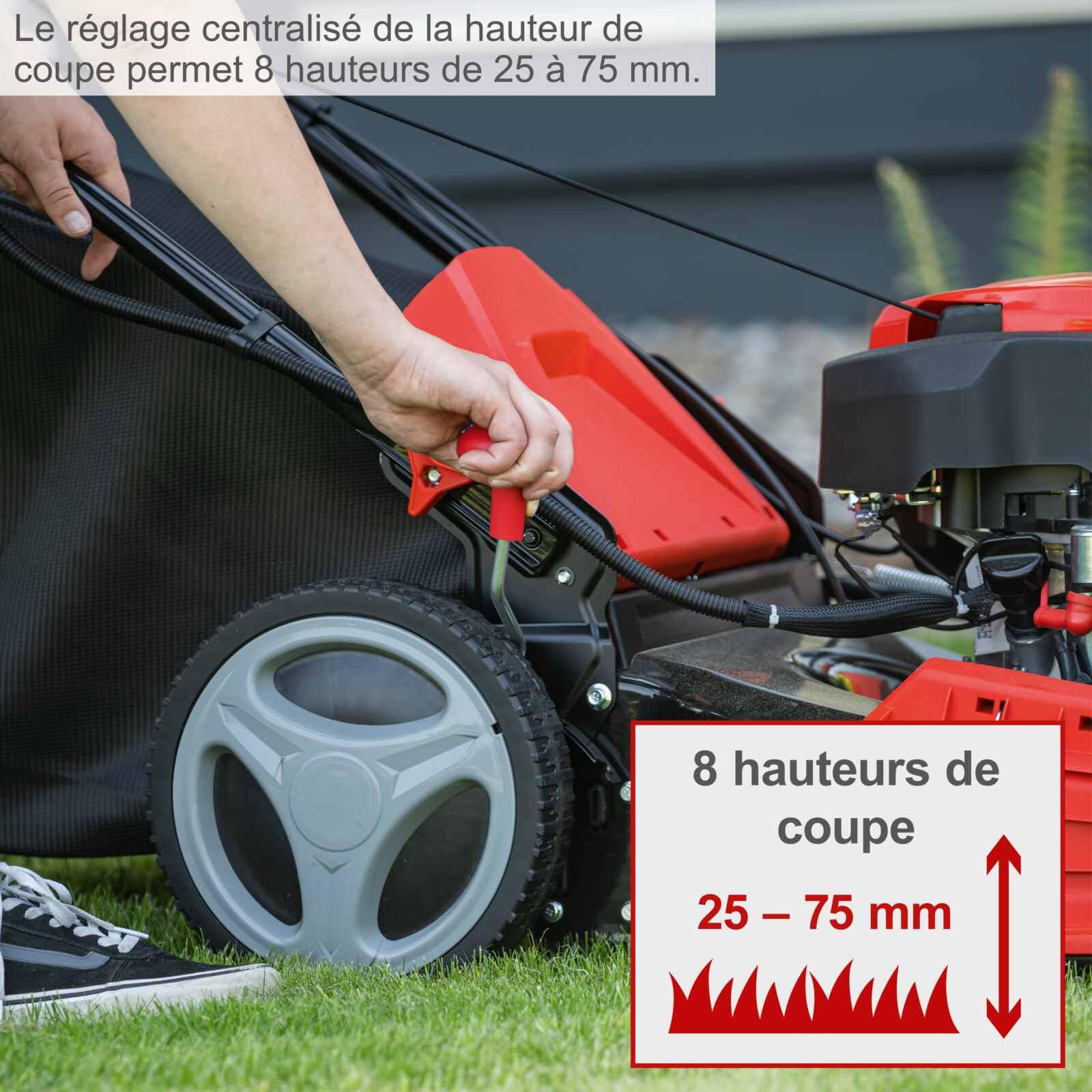 Scheppach KG Series MP150-46 tondeuse thermique 46 cm solo, mulching