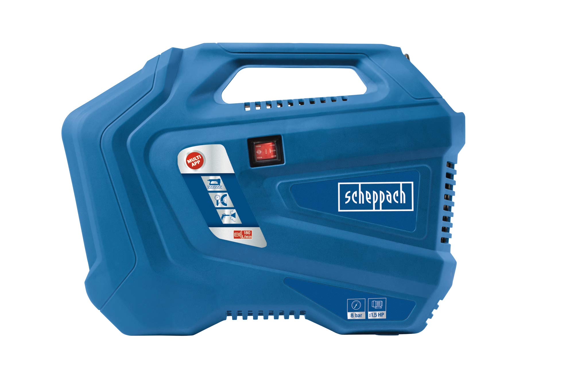 Scheppach HC Series Airforce 3 compresseur 1100 W 8 bar sans huile
