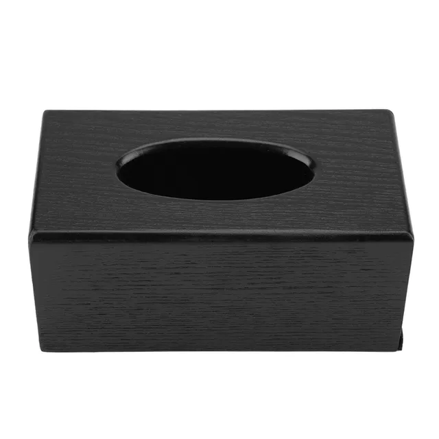Omabeta Home Décor & Bathroom Décor boîte à mouchoirs rectangulaire noire