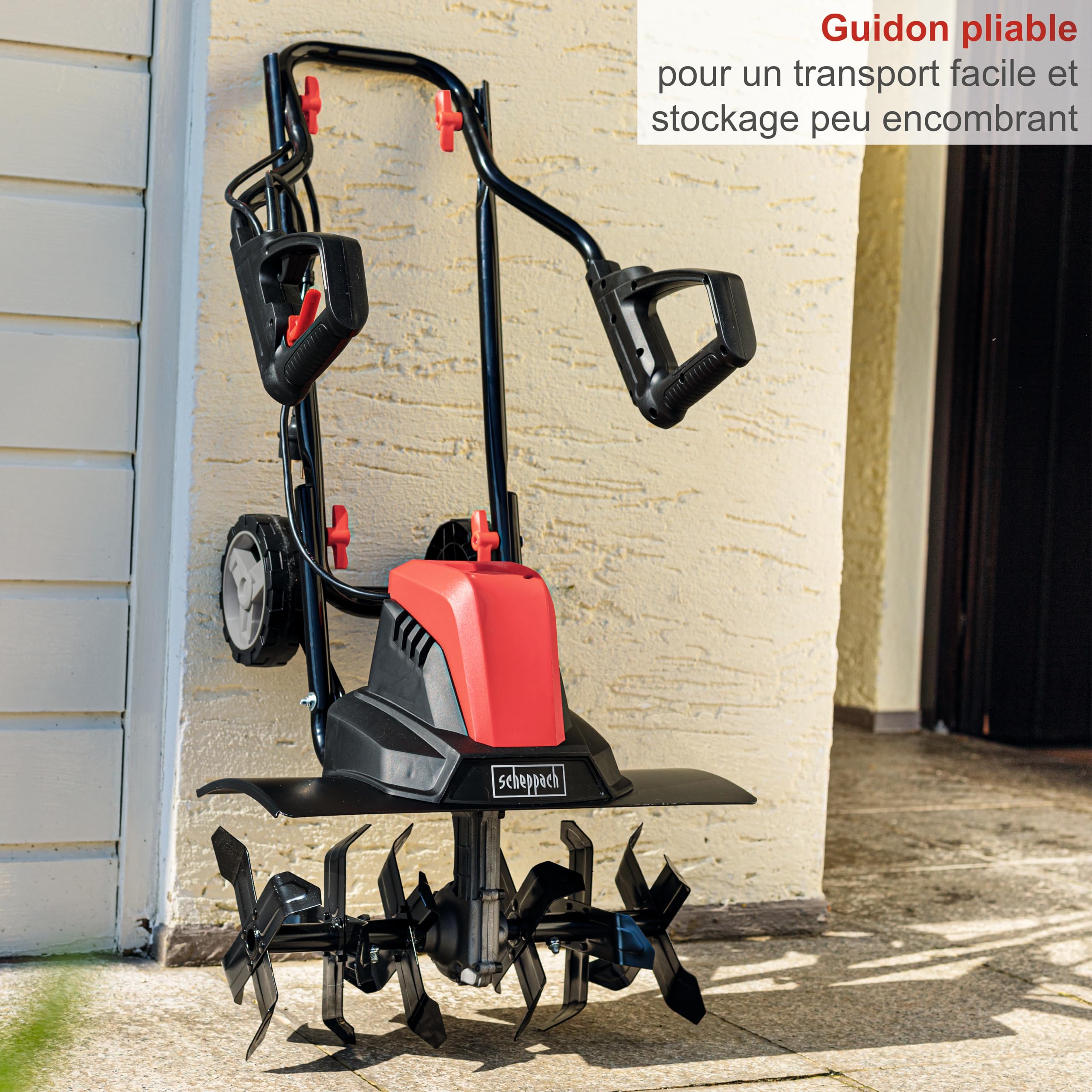 Scheppach KG Series MTE460 motobineuse électrique 1500 W 24 couteaux