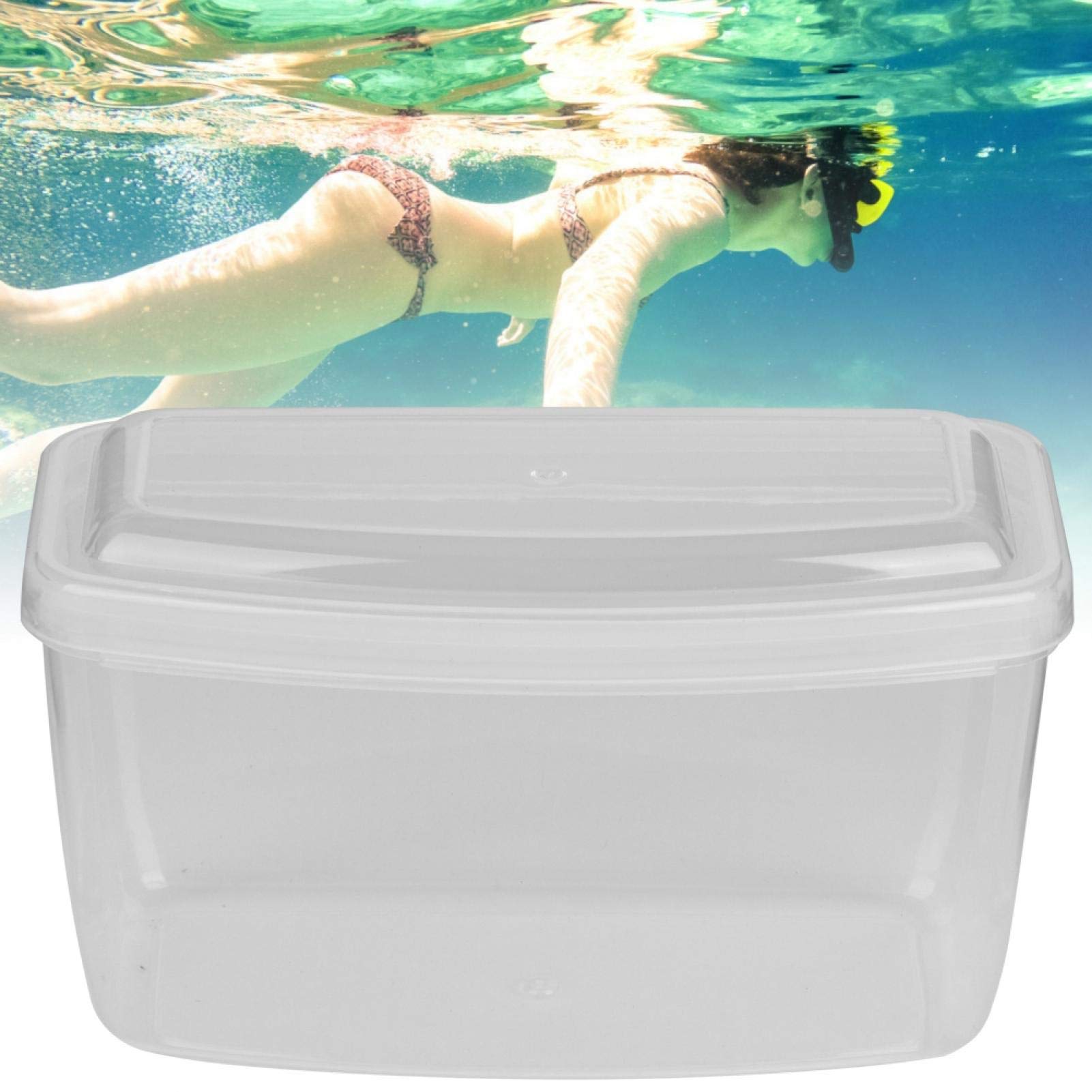 Omabeta Toys & Games boîte à lunettes de natation transparente lot de 2 en polypropylène