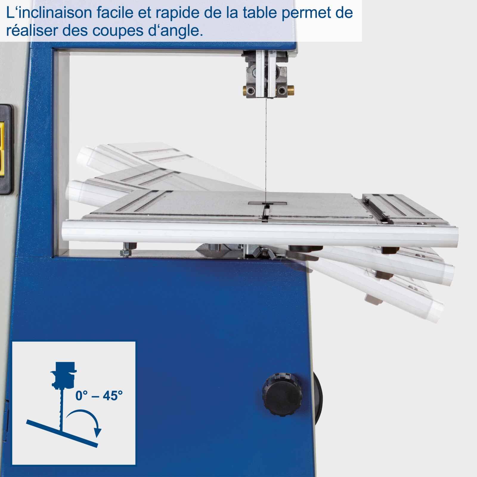 Scheppach BASA Series BASA1 scie à ruban 300 W, coupe 100 mm