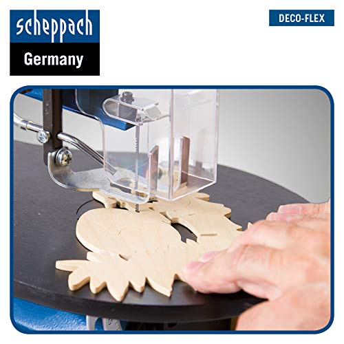 Scheppach BS Series DECO-FLEX scie à chantourner avec arbre flexible, 125 W