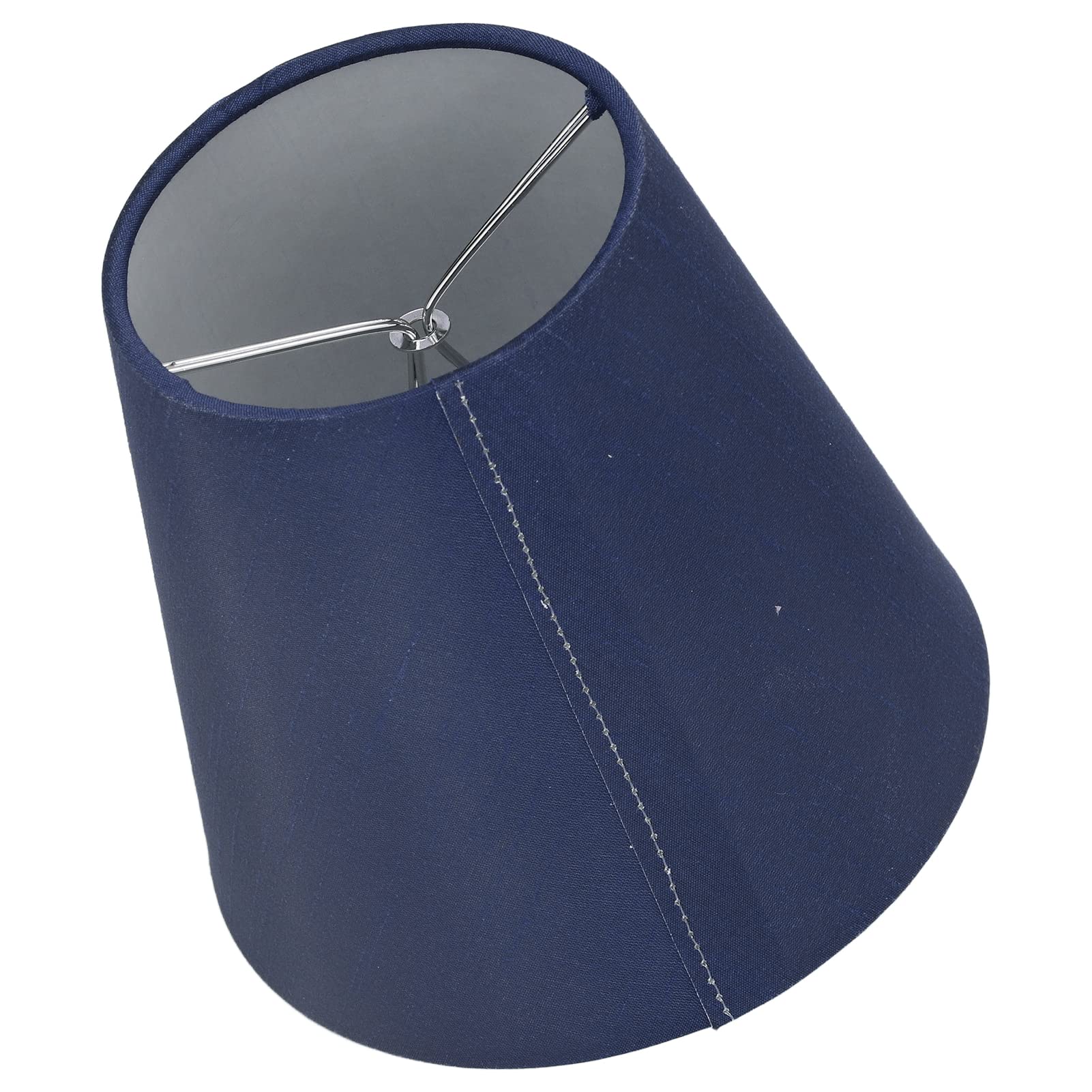 Omabeta Flashlights & Lighting abat-jour E14 bleu foncé, lot de 6, tissu et fer