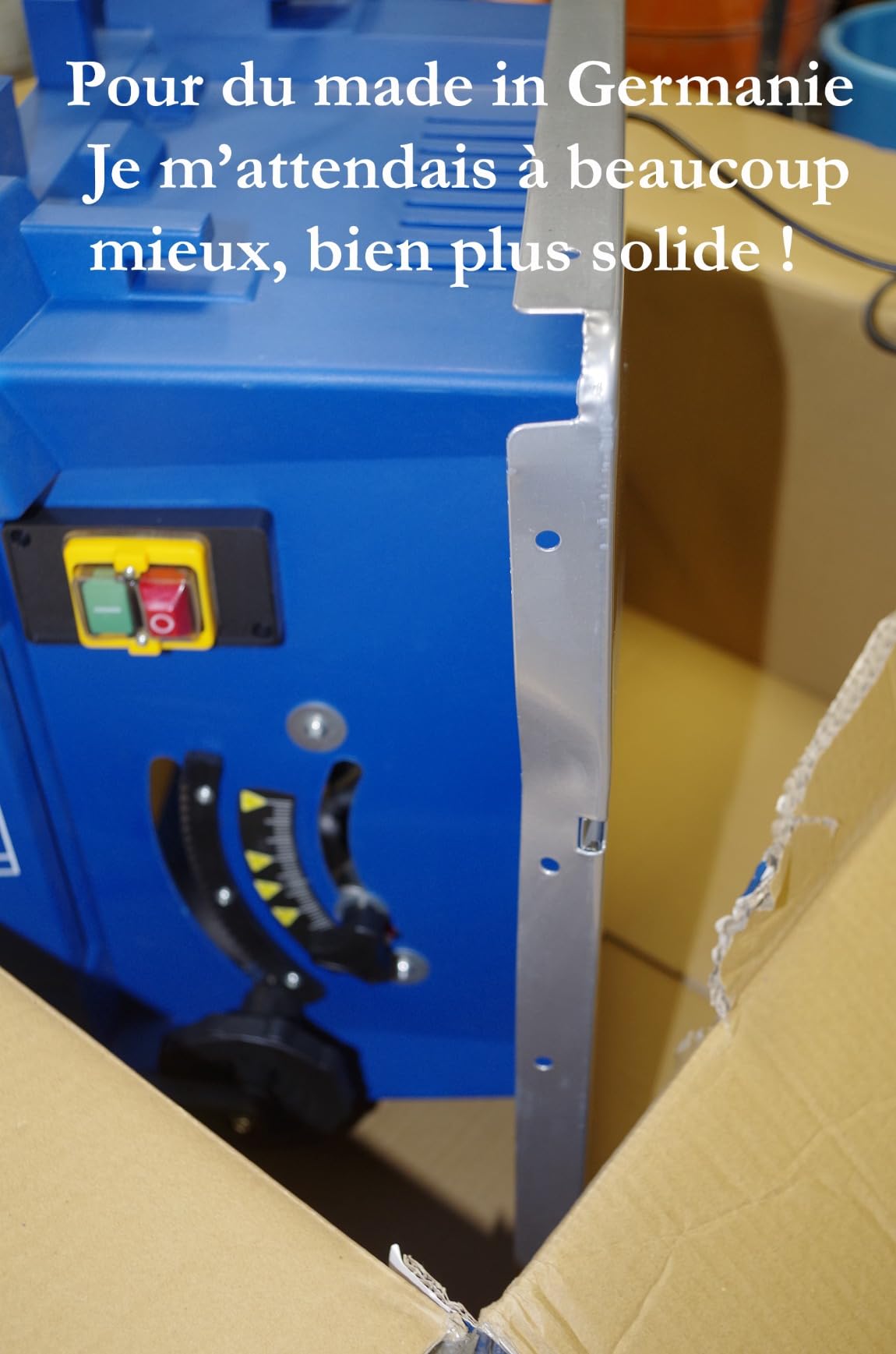 Scheppach HM Series HS110 scie sur table 2000 W, lame 254 mm