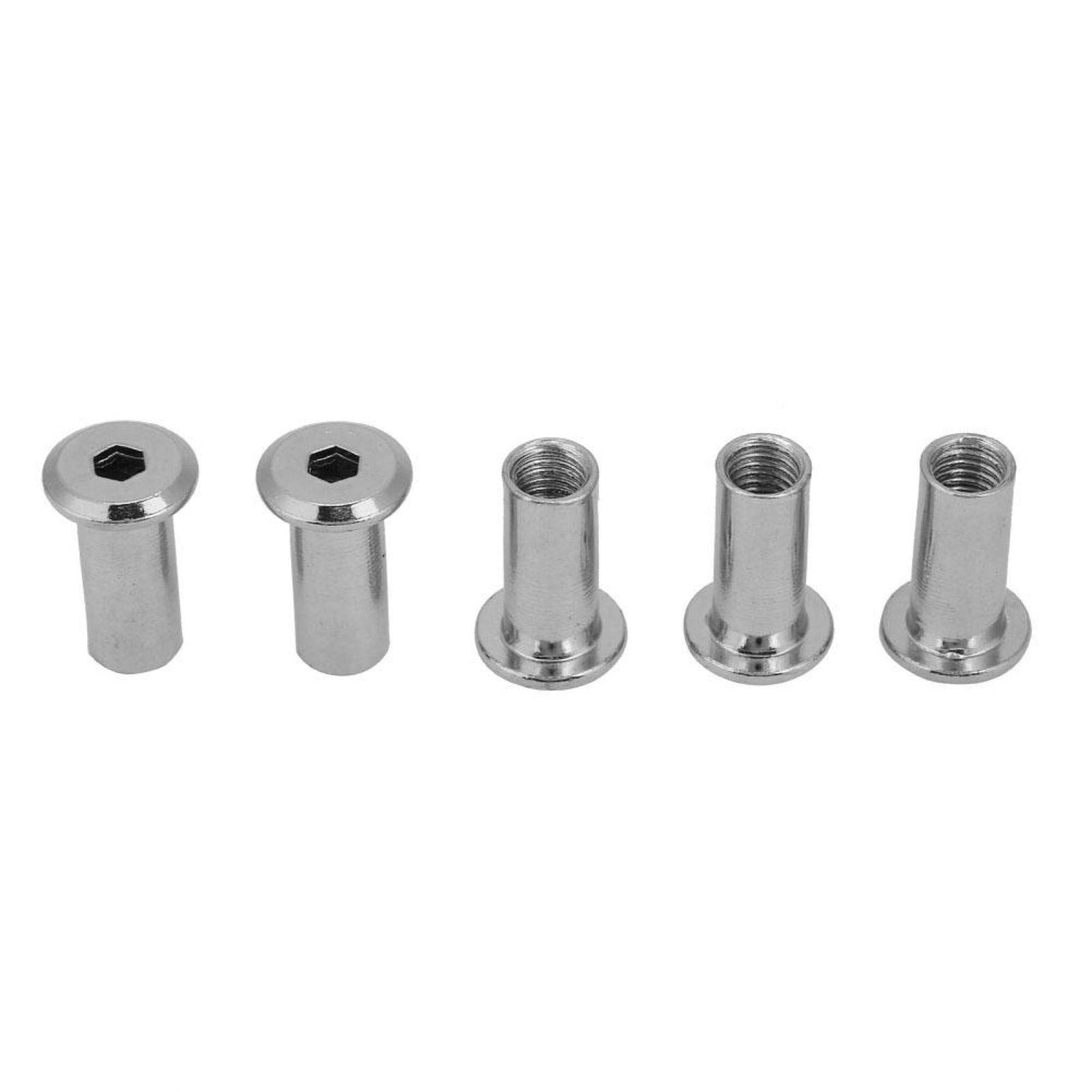 Omabeta Fasteners, Screws & Springs écrous plats M8 × 22 mm 30 pièces en fer