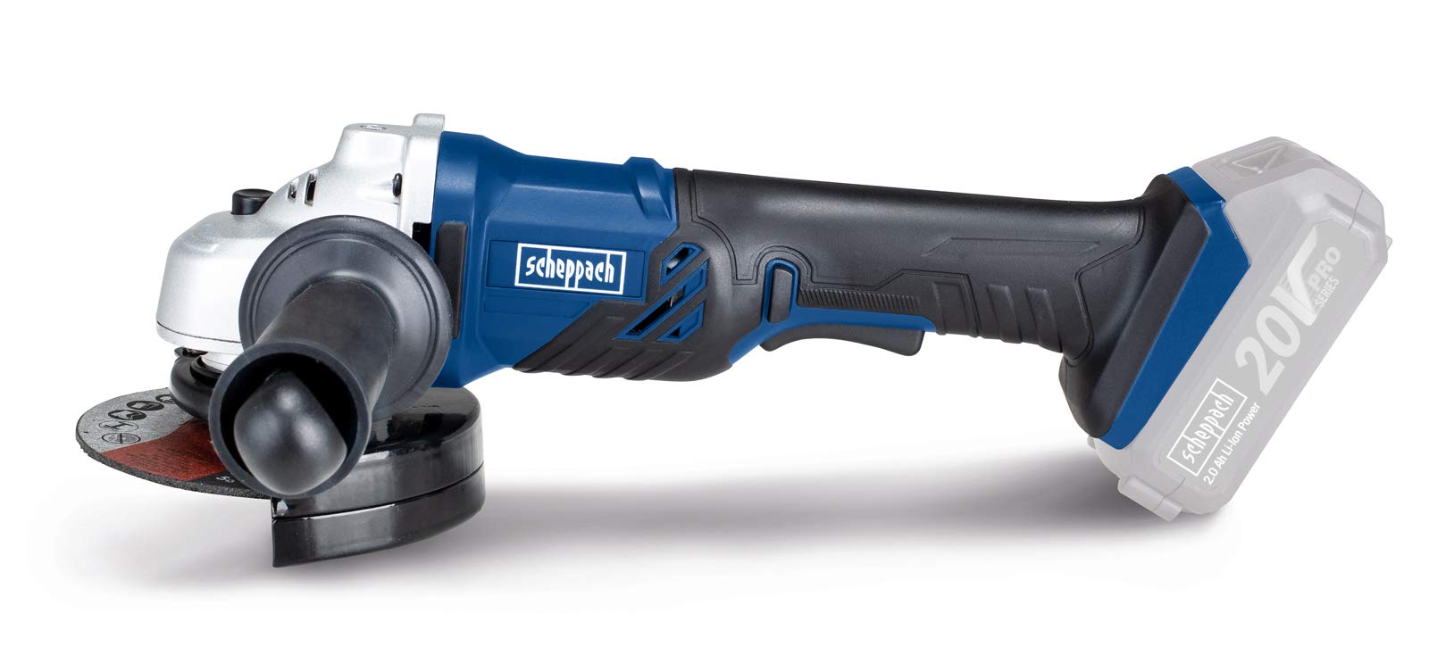 Scheppach 20V Pro Series CAG115-20ProS meuleuse d’angle sans fil 115 mm nue