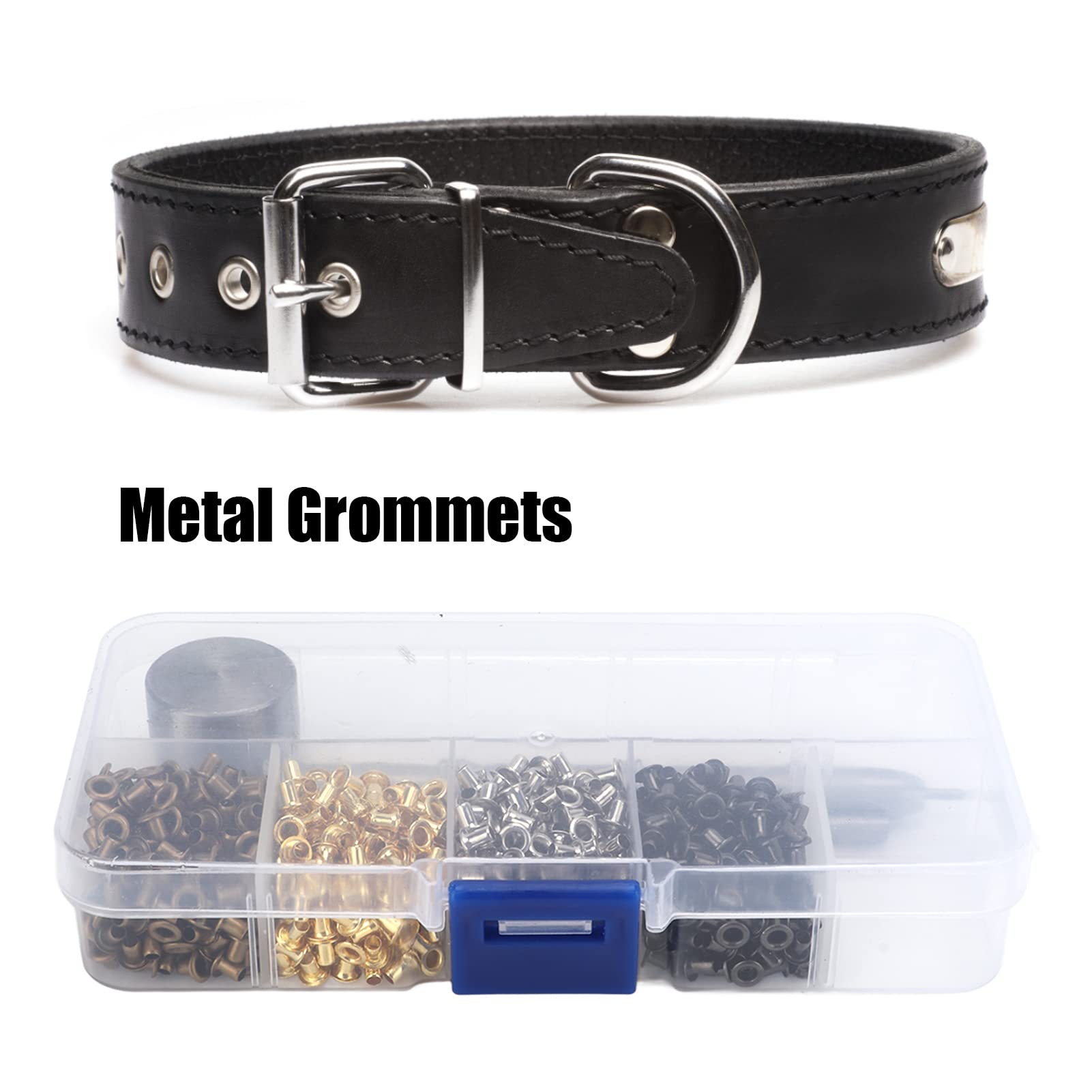 Omabeta Fasteners, Screws & Springs kit de 800 œillets en 4 couleurs avec outils