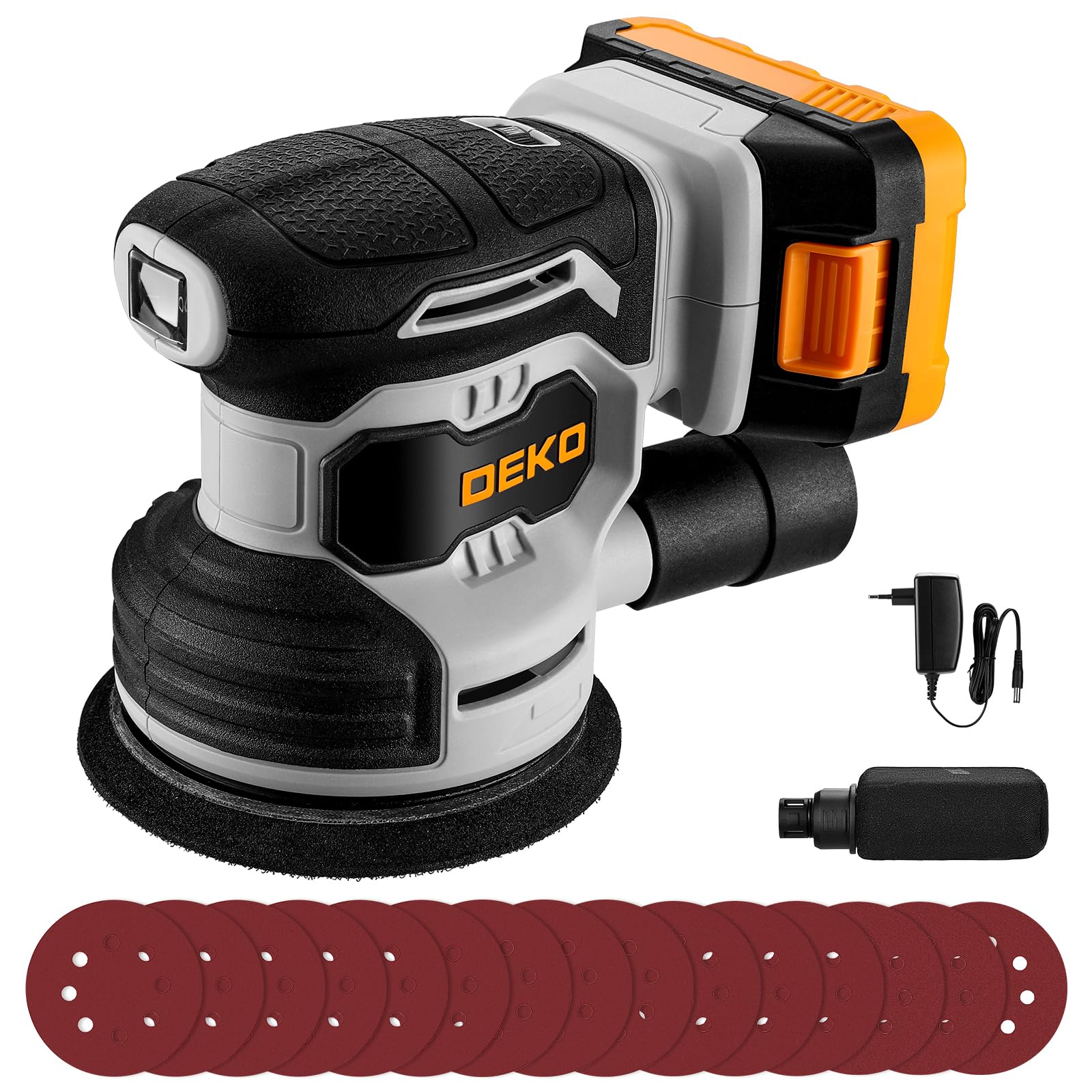 DEKOPRO POWER TOOLS ponceuse excentrique 20V 125 mm sans fil