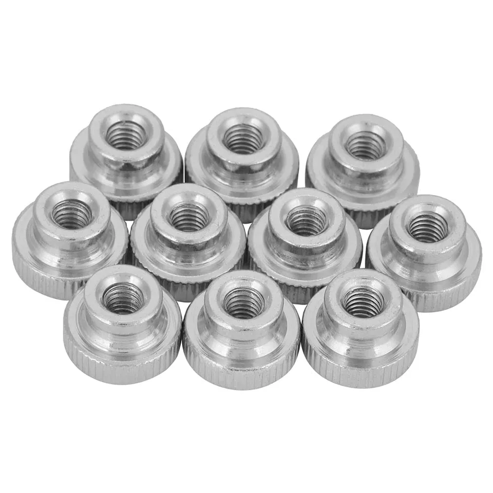 Omabeta Fasteners, Screws & Springs GB806 écrou moleté haut M3 10 pièces acier