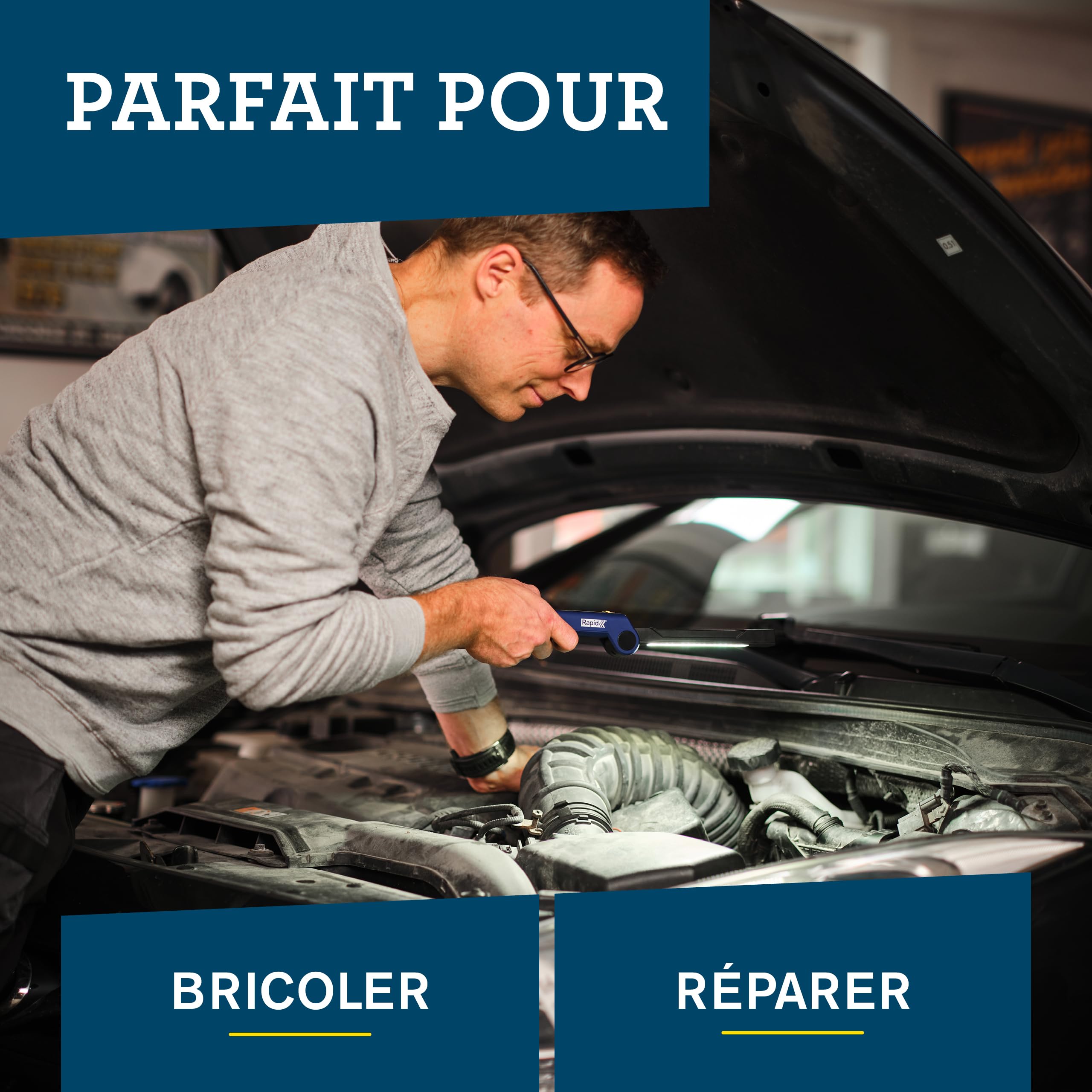 Rapid’os 16 Lampes de Chantier The Mechanic baladeuse LED 500 lm