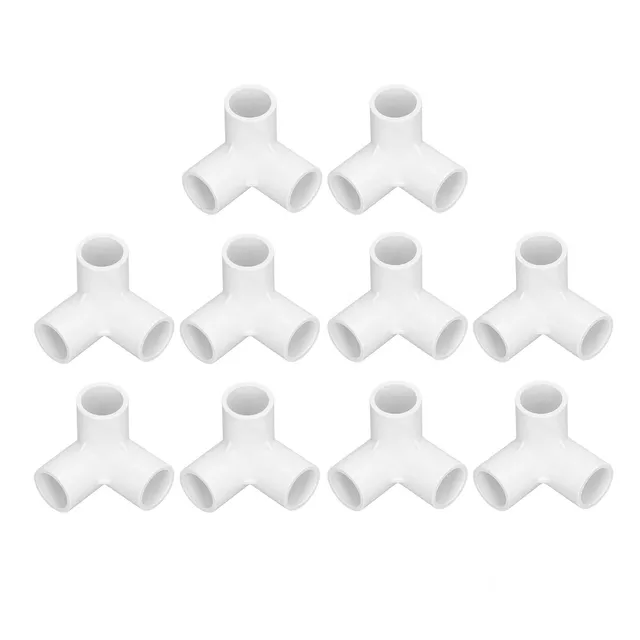 Omabeta Tools & Workshop Equipment Connecteur en T PVC 20 mm blanc lot de 10