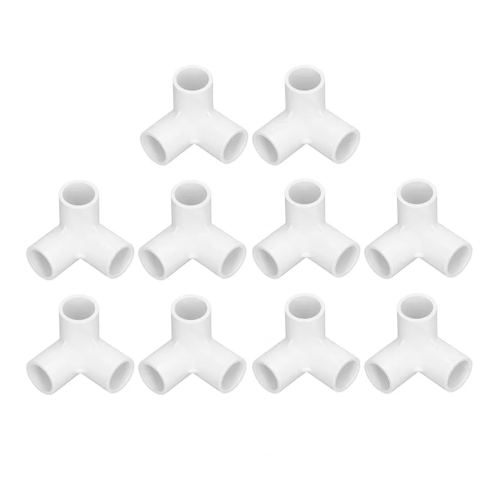 Omabeta Tools & Workshop Equipment Connecteur en T PVC 20 mm blanc lot de 10