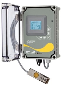 Micronics Ultraflo UF AV5500 débitmètre canal ouvert avec enregistreur