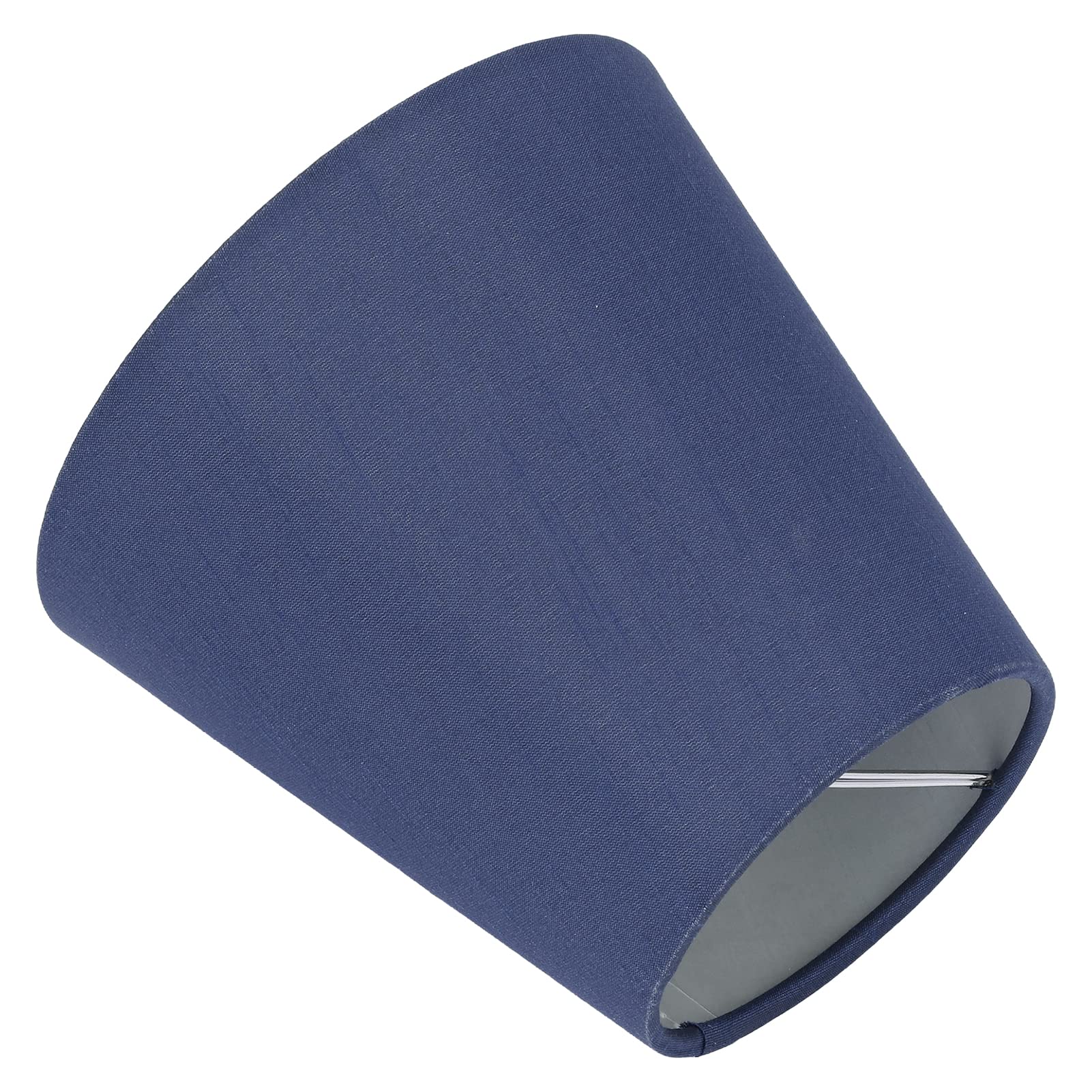 Omabeta Flashlights & Lighting abat-jour E14 bleu foncé, lot de 6, tissu et fer