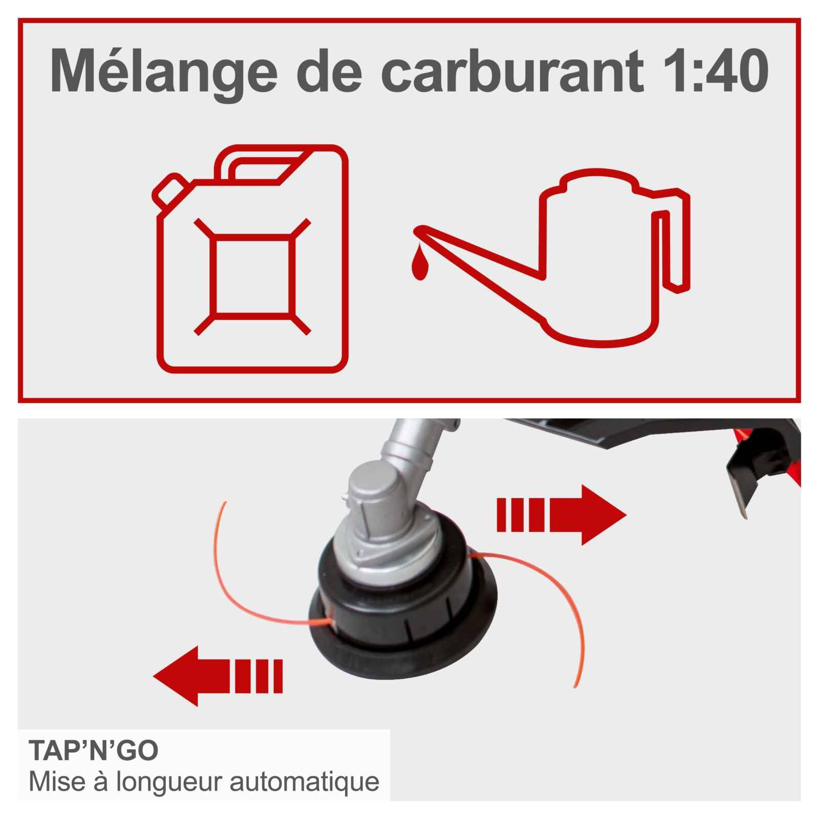 Scheppach TKG Series MFH5300-4BP débroussailleuse thermique 4 en 1 à dos