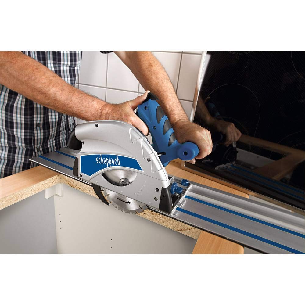 Scheppach PLANA Series PL55 scie plongeante avec 2 rails de 700 mm