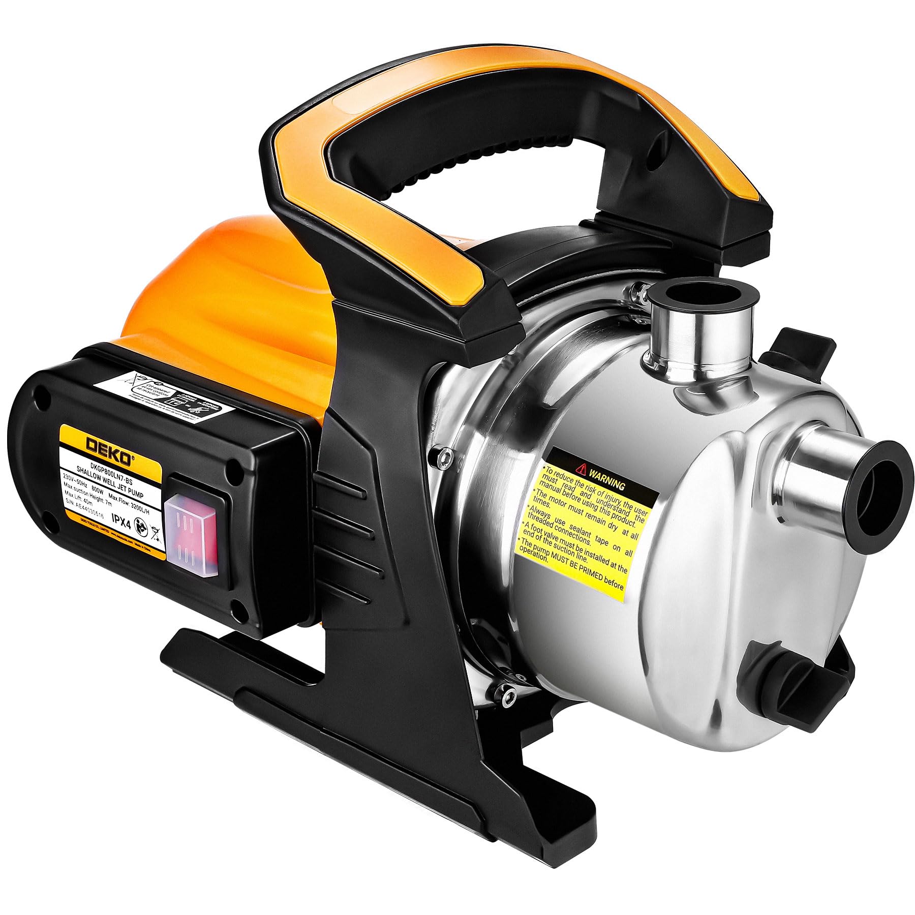DEKOPRO SUMP PUMP Pompe à eau 800 W 3200 l/h IPX4