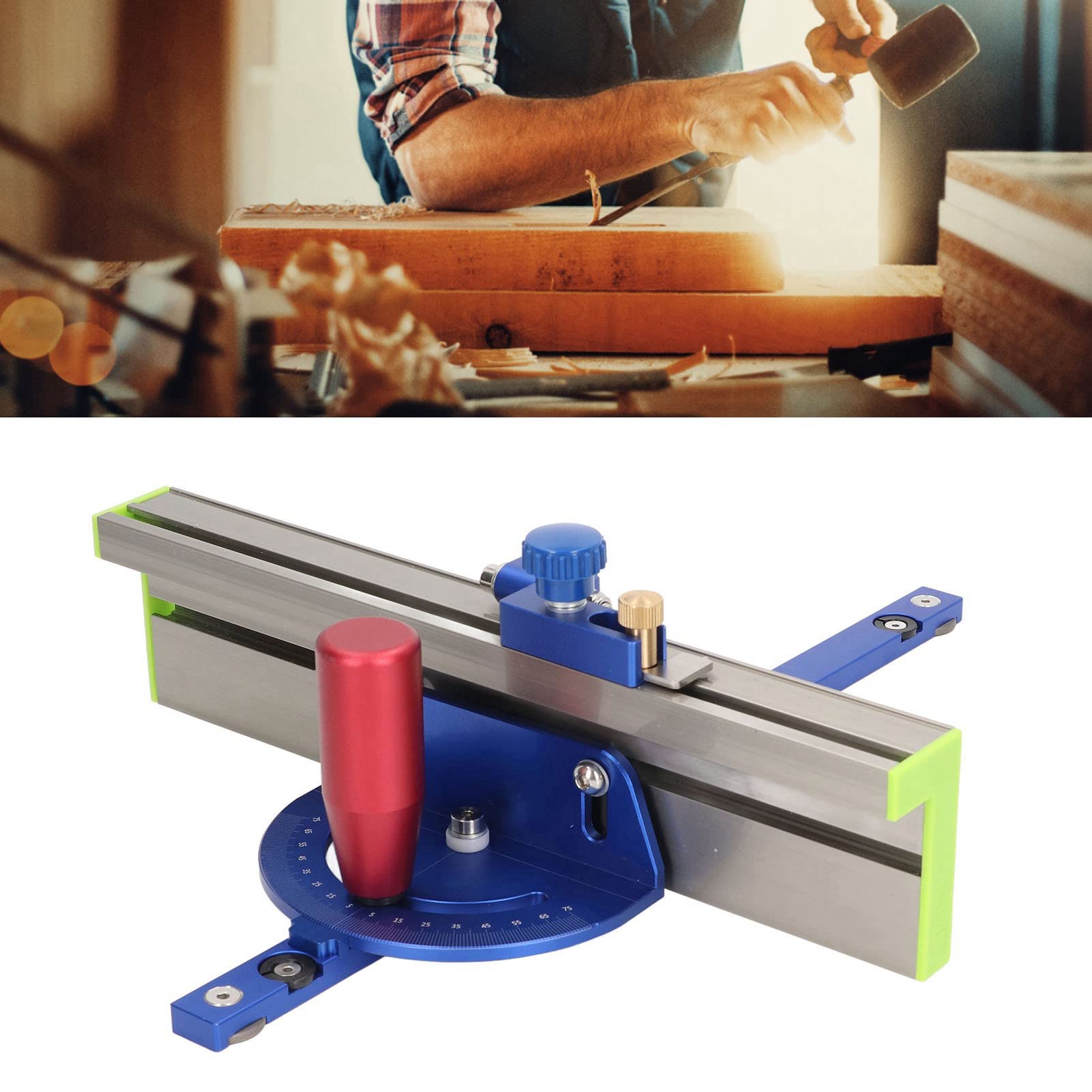 Omabeta Tools & Workshop Equipment Système de jauge à onglets pour scie à table