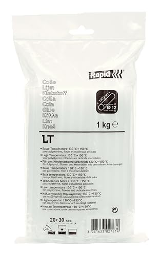 Rapid’os 16 Collage bâtons de colle basse température 1 kg transparents