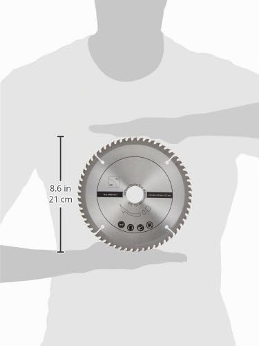 Scheppach HM Series lames de scie circulaire 210 mm, lot de 3, multi-matériaux