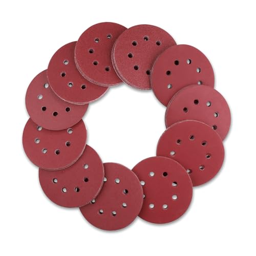 DEKOPRO POWER TOOLS disques abrasifs 125 mm, 150 pièces, 10 grains