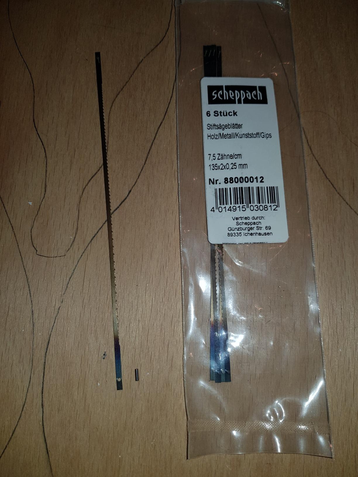 Scheppach BS Series 88000012 lames de scie à chantourner 135 mm lot de 6
