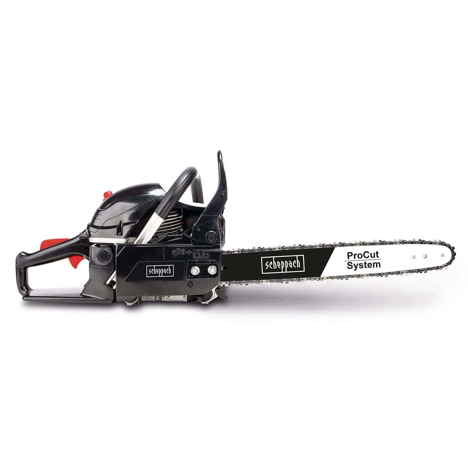 Scheppach TKG Series CSH46 tronçonneuse thermique 45 cm, moteur 46 cm³