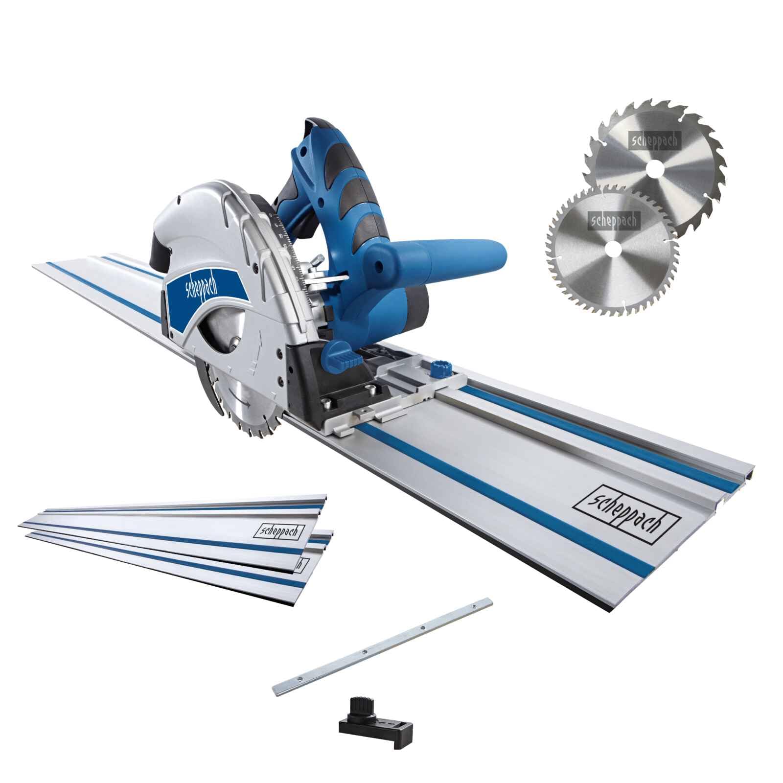Scheppach PLANA Series PL55 scie plongeante avec 2 rails de 700 mm