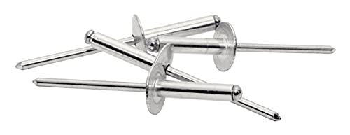 Rapid Rivetage XL rivets 4 × 10 mm, lot de 50 avec foret
