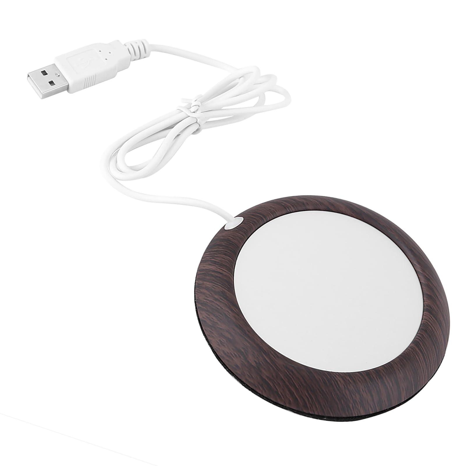 Omabeta Kitchen Appliances chauffe-tasses USB grain de bois foncé 80 °C