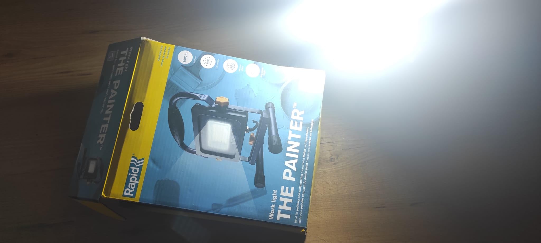 Rapid’os 16 Lampes de Chantier The Painter projecteur LED 2000 lumens IP65