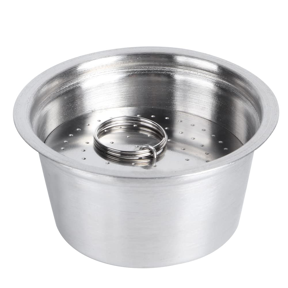 Omabeta Kitchen Appliances Capsule de café rechargeable blanche en inox