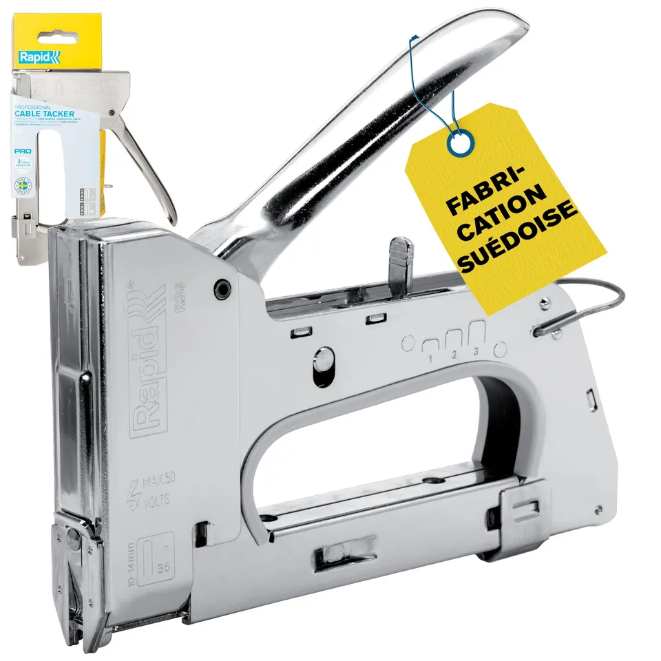 Rapid’os 16 Agrafage R36E agrafeuse câble pour agrafes n°36 et n°7